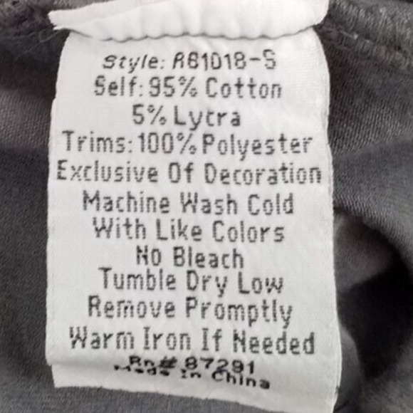 Johnny Was JW Los Angeles Womens Gray Embroidered Leggings XS Boho Coquette - Picture 7 of 7